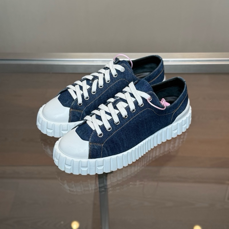 98新 愛馬仕/Hermes 牛仔拼色餅乾鞋 尺碼37.5碼-12