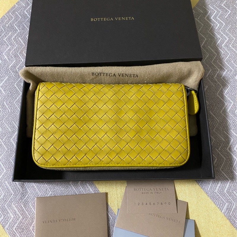 Bottega Veneta 經典編織紋長夾-9