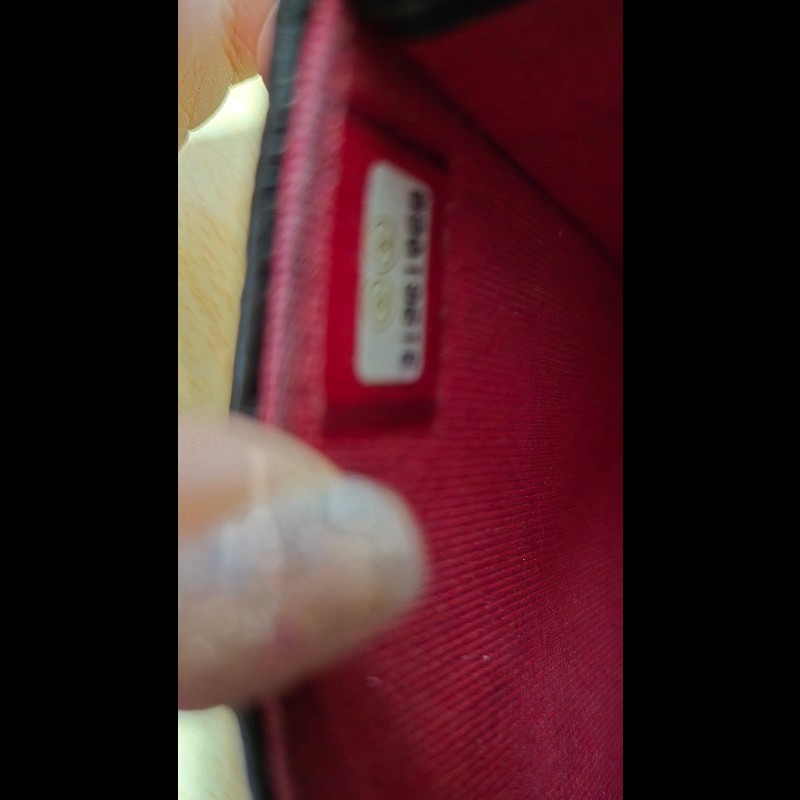 Chanel 小廢包 黑金 荔枝皮-11