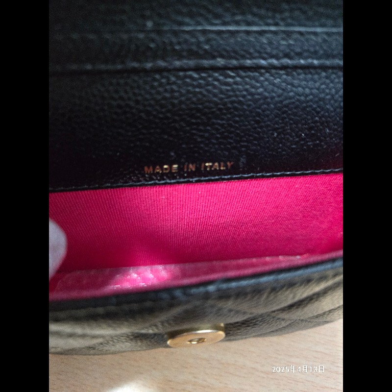 Chanel 小廢包 黑金 荔枝皮-15
