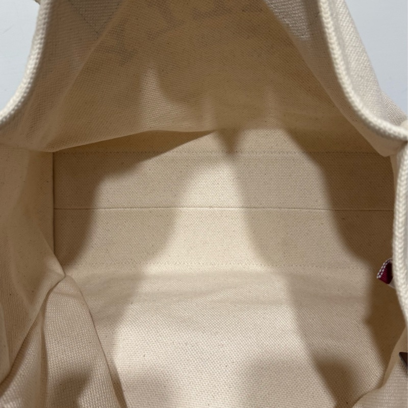 Bally白色帆布托特肩背包-11