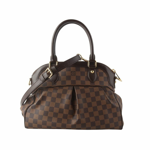 【包稅】LOUIS VUITTON Damier Ebene Trevi 小號肩背包 35219-1