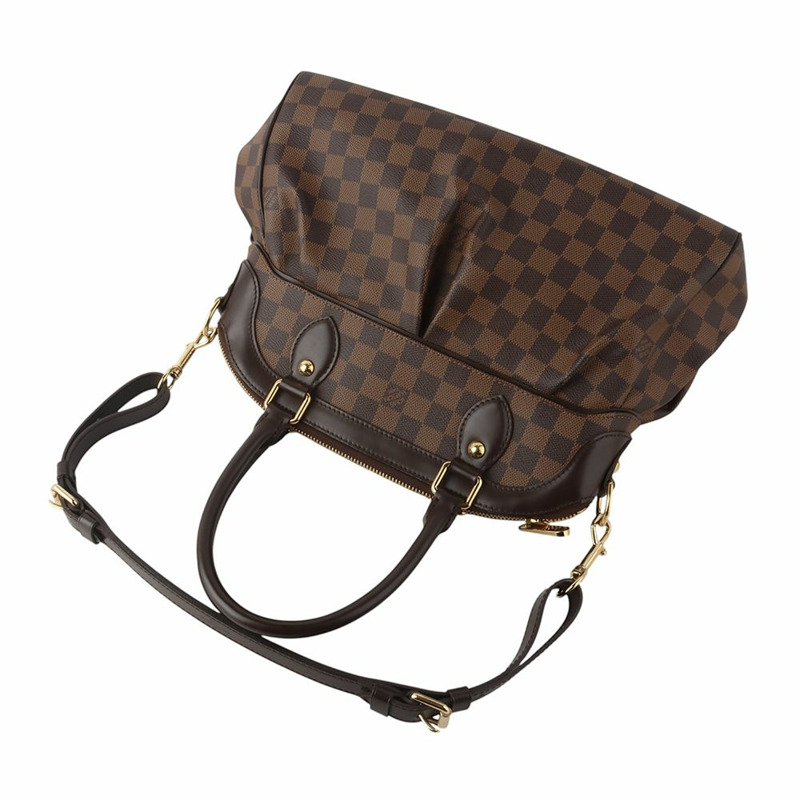 【包稅】LOUIS VUITTON Damier Ebene Trevi 小號肩背包 35219-1-5