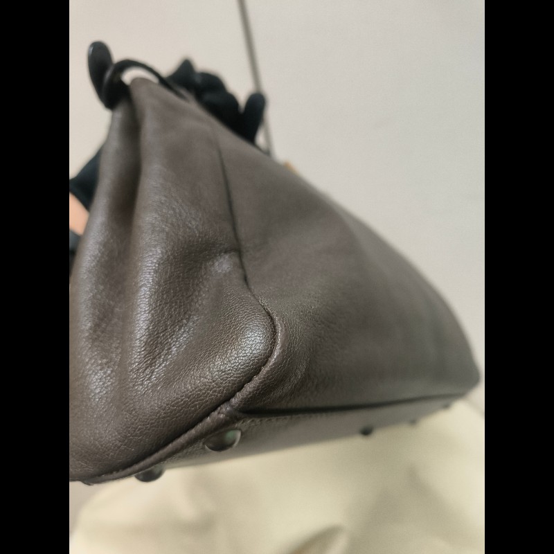 ‼️年前限時特賣‼️（原45800）至1/25⏰【8成新】㊣✨ FENDI✨芬迪 peekaboo 褐色 老花 皮革 梯形 兩用 肩背包 斜背包/雙F/二手包/二手精品/保證正品-8