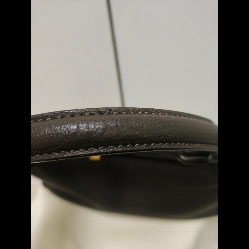 ‼️年前限時特賣‼️（原45800）至1/25⏰【8成新】㊣✨ FENDI✨芬迪 peekaboo 褐色 老花 皮革 梯形 兩用 肩背包 斜背包/雙F/二手包/二手精品/保證正品-32