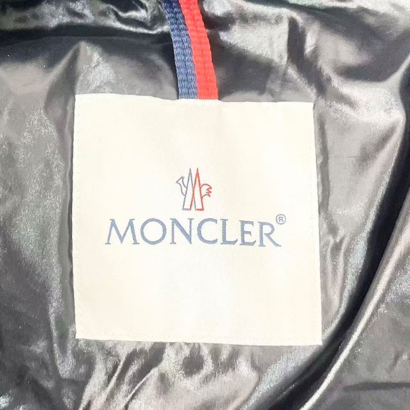 moncler FW21 Hyoseris系列提花針織拼接亮面短款羽絨外套0碼衣長51cm胸圍84cm 98新配件塵袋衣架-3