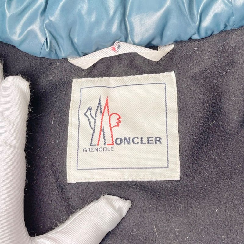 Moncler Grenoble灰色連帽戶外羽絨夾克加厚滑雪外套3碼胸圍110 98新配件塵袋衣架-3