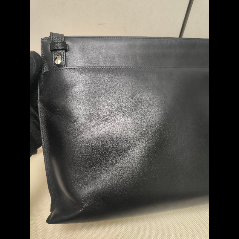 ‼️年前限時特賣‼️（原25800）至1/25⏰【8成新】㊣✨ LOEWE ✨羅威 黑色 壓紋 雙夾層 小羊皮 肩背包 斜背包 /二手包/二手精品🌳二手樹屋🌳-22
