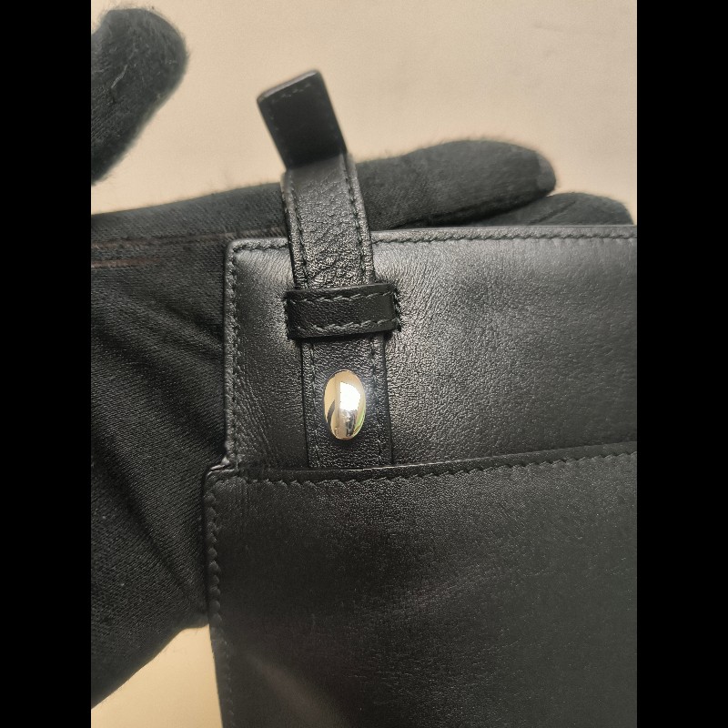 ‼️年前限時特賣‼️（原25800）至1/25⏰【8成新】㊣✨ LOEWE ✨羅威 黑色 壓紋 雙夾層 小羊皮 肩背包 斜背包 /二手包/二手精品🌳二手樹屋🌳-27