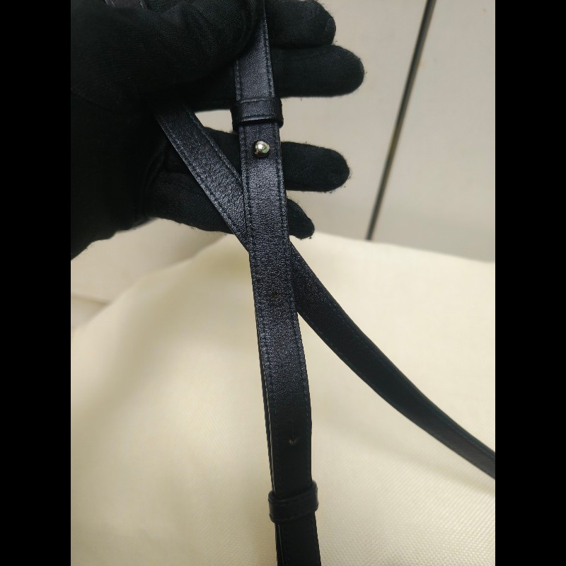 ‼️年前限時特賣‼️（原25800）至1/25⏰【8成新】㊣✨ LOEWE ✨羅威 黑色 壓紋 雙夾層 小羊皮 肩背包 斜背包 /二手包/二手精品🌳二手樹屋🌳-32