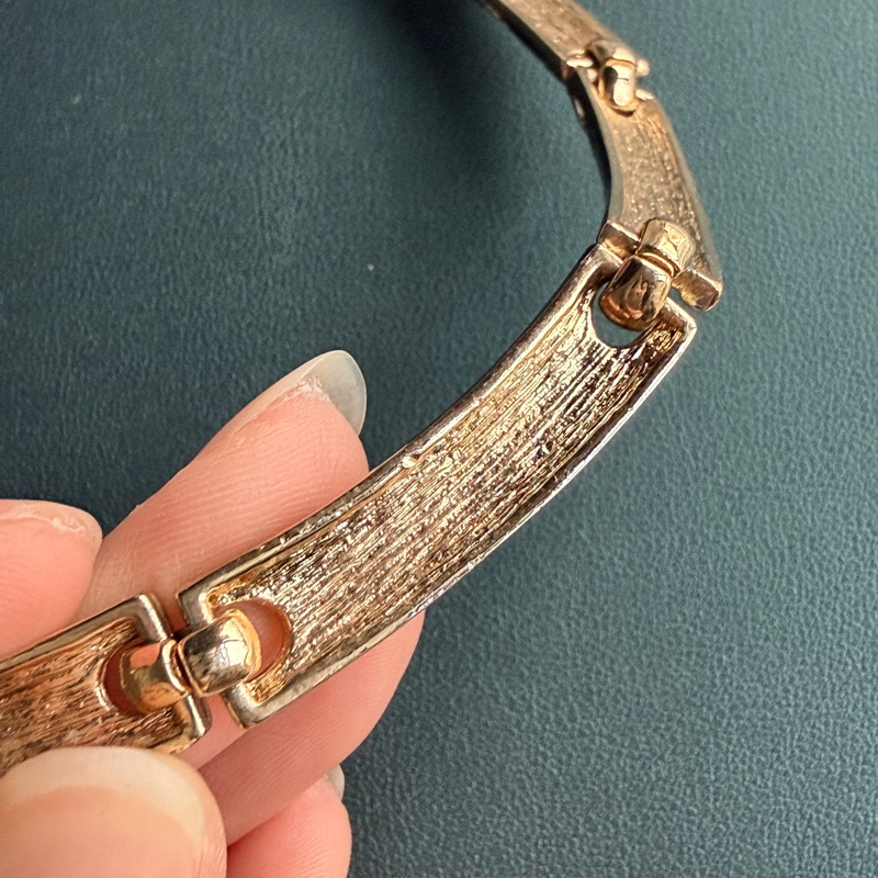 Christian Dior 黑琺瑯水鑽短項鏈 鎖骨鏈 choker 晚宴 派對 首飾-18