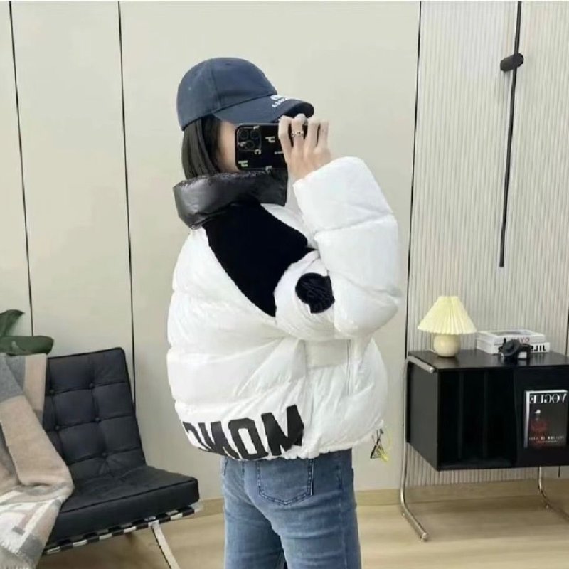 Moncler 袖標背後大logo亮面羽絨外套1碼胸圍112衣長62 99新配件塵袋衣架-0