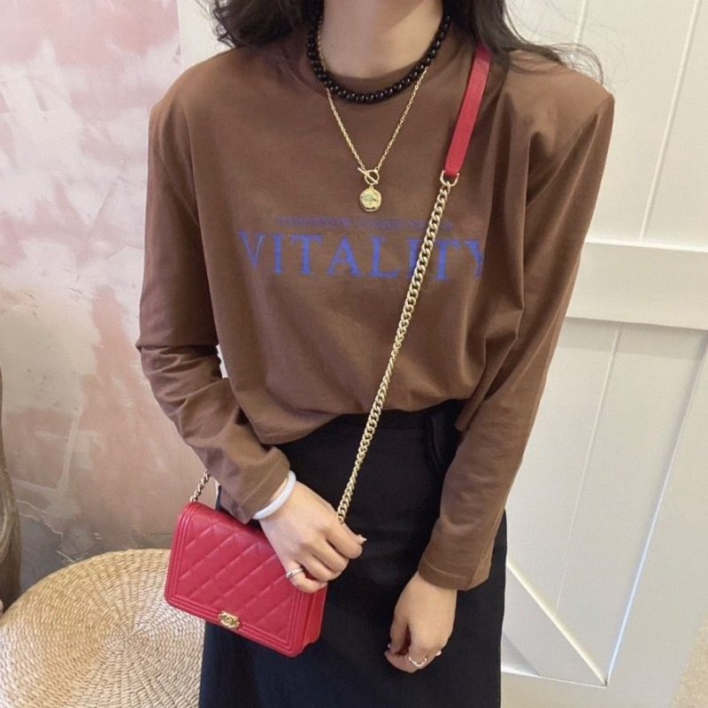 Chanel Leboywoc鏈條包 玫紅色金扣19*13*4 98新配件塵袋保卡-0