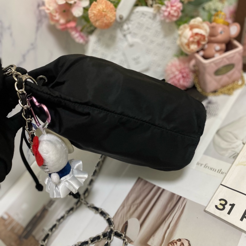 Prada 降落傘束口包小水桶包🏅-18