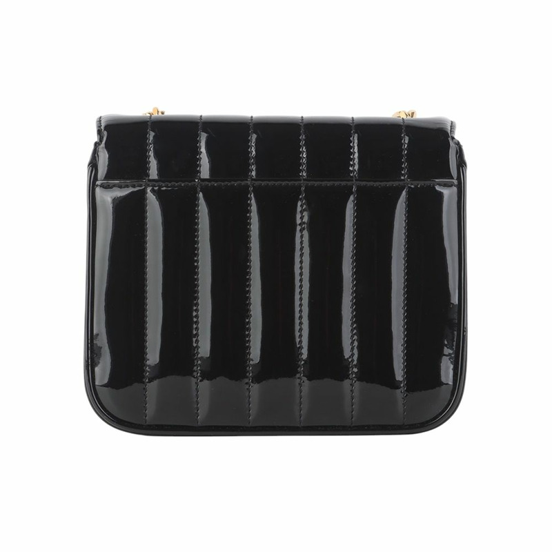 【包稅】SAINT LAURENT 馬特拉塞凸紋漆皮 Vicky 手袋（小號）35230-7-2