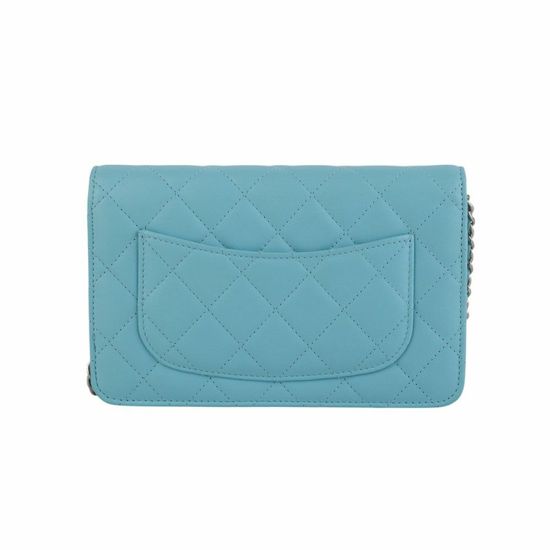 【包稅】CHANEL AP0250 羊皮經典 WOC 銀鍊斜背包 35241Y-2