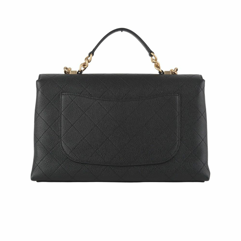 【包稅】CHANEL AS0306 魚子醬金鍊翻蓋單肩包 35259K-1-2