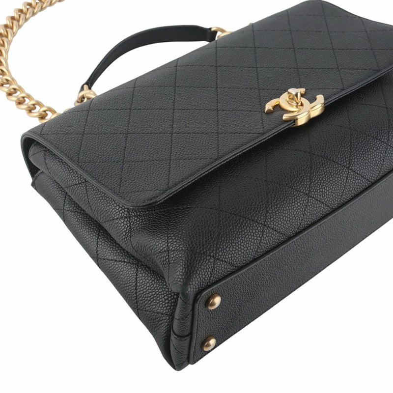 【包稅】CHANEL AS0306 魚子醬金鍊翻蓋單肩包 35259K-1-4