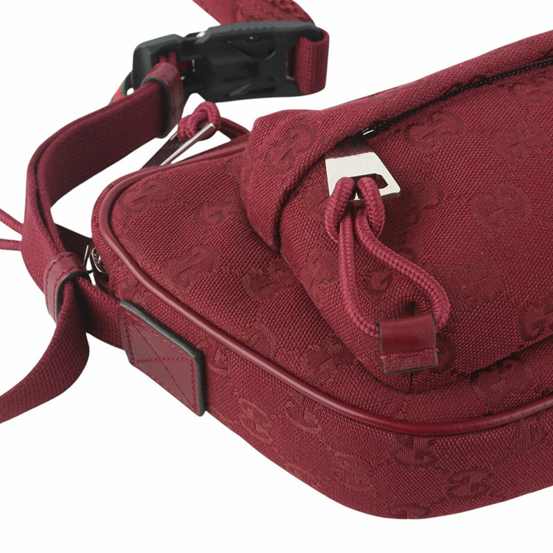 【包稅】GUCCI 802096 GG帆布斜背包 大號 35257Y-4