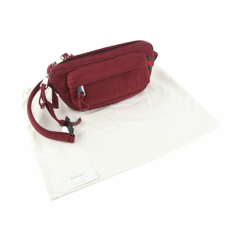 【包稅】GUCCI 802096 GG帆布斜背包 大號 35257Y-7