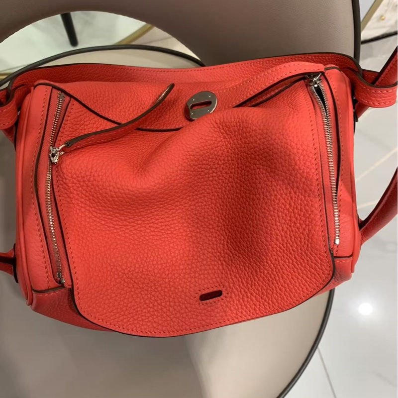 🌈Hermes💗Lindy 26💗T5齋普爾粉銀扣🌈98.5新🌟TC皮🌟愛馬仕🌟-2