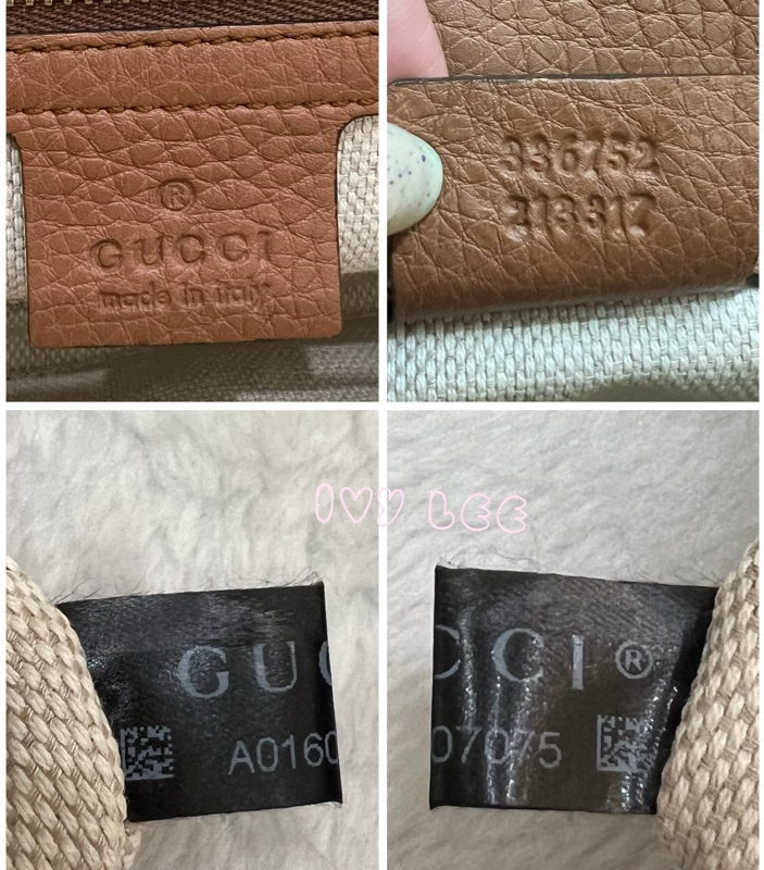 GUCCI 古馳 336752 咖啡棕  奶茶色 Soho 系列 斜背包 鏈條包 正品 二手精品-15