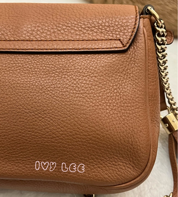 GUCCI 古馳 336752 咖啡棕  奶茶色 Soho 系列 斜背包 鏈條包 正品 二手精品-20