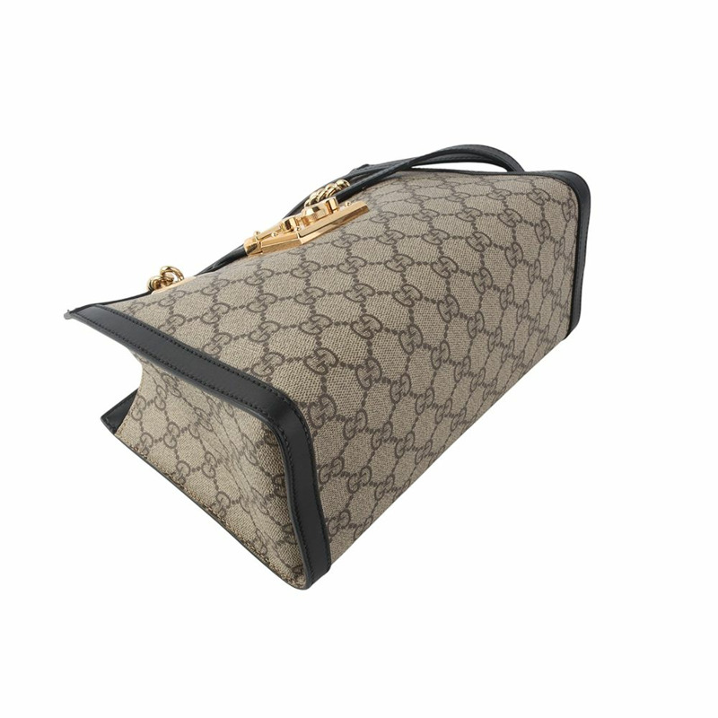 【包稅】GUCCI 498156 GG Supreme 鎖扣單肩包 小號 35302Y-4