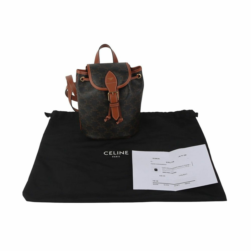 【包稅】CELINE Triomphe Polco 迷你背包 197662 35325Y-7