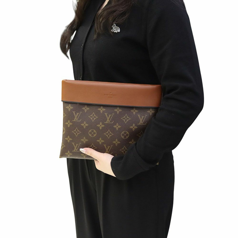 【包稅】LOUIS VUITTON Monogram Pochette Tuileries 手拿包 35328-8