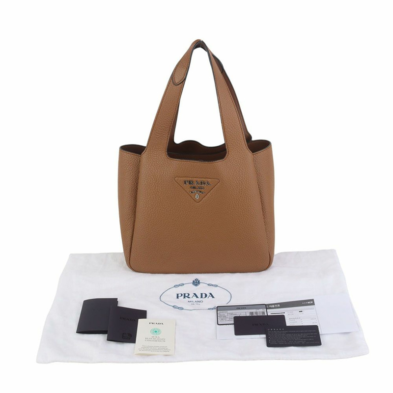 【包稅】PRADA Vitello Daino 小號手提包 35338-7