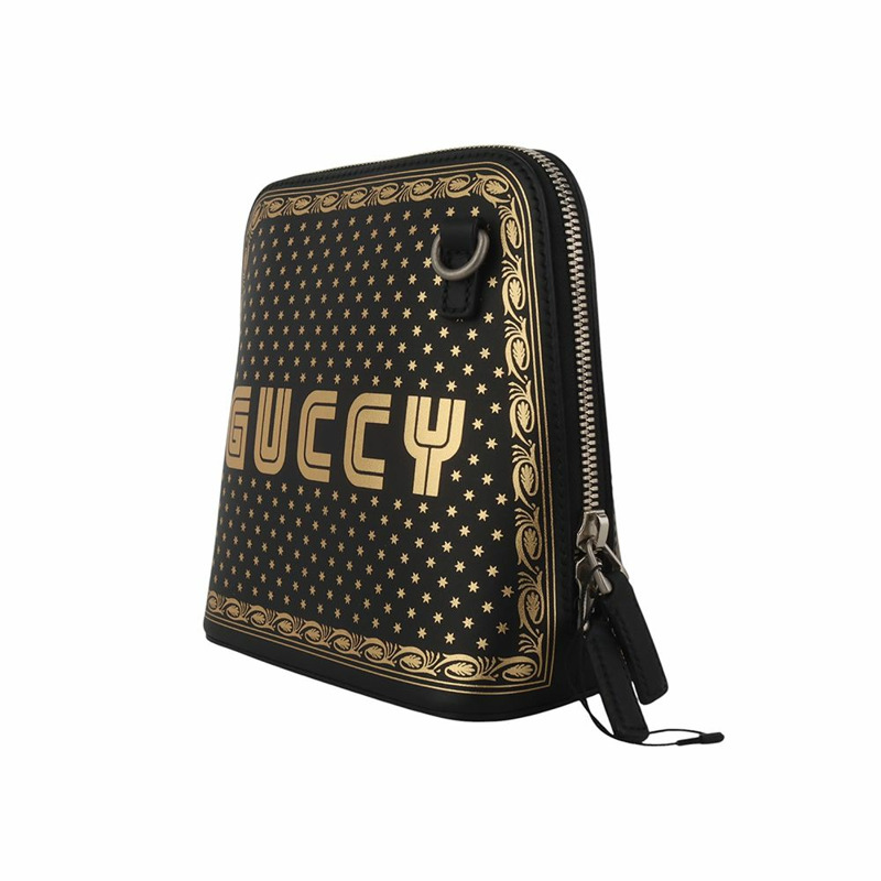 【包稅】GUCCI 世嘉巨蛋迷你星形印花斜背包 35344-3-1