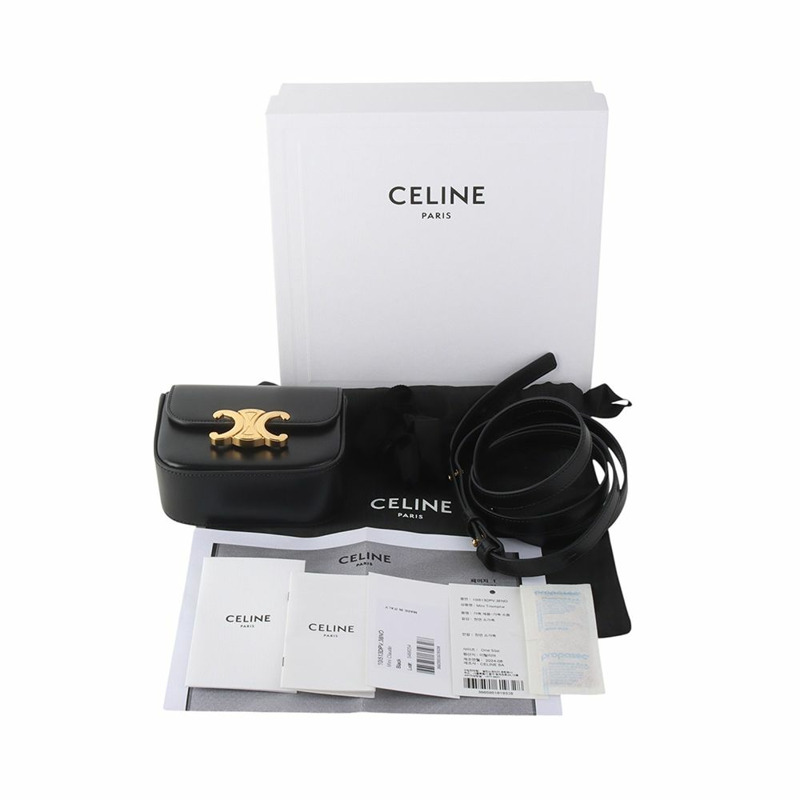 【包稅】CELINE Triope Mini Claude 斜背包 35367K-4-7