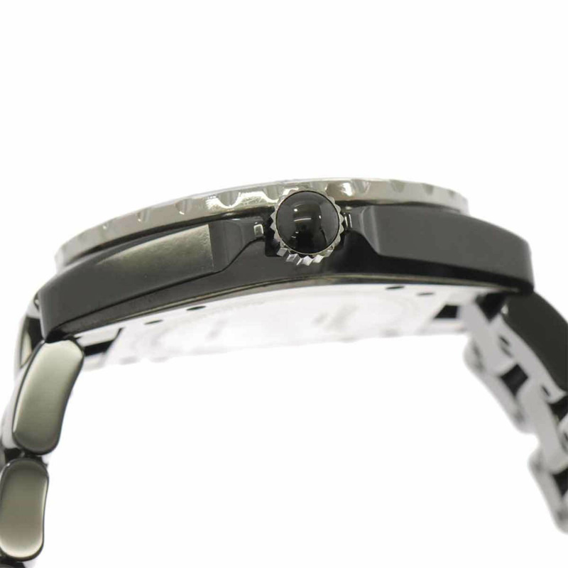 香奈兒 J12 38毫米 H1626 男士腕錶，鑲嵌12顆鑽石，黑色陶瓷錶殼，日期顯示，自動上鍊機芯-5