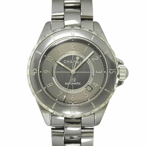 香奈兒 J12 Chromatic 41毫米 H2934 男士腕錶，附日期顯示，灰色，自動上鍊
