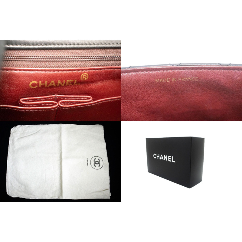 【日本直送】香奈兒迷你方形小鏈條肩背包/斜背包，黑色羊羔絨-7