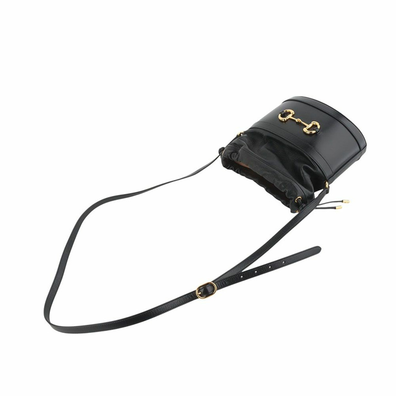 【包稅】GUCCI 馬銜扣水桶斜背包 602118-3