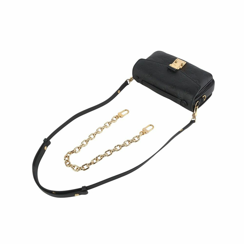 【包稅】LOUIS VUITTON M46595 Monogram Empreinte Pochette Métis East West 斜背包 35391-1-3