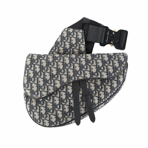 【包稅】DIOR 斜紋提花馬鞍包 35398K-5