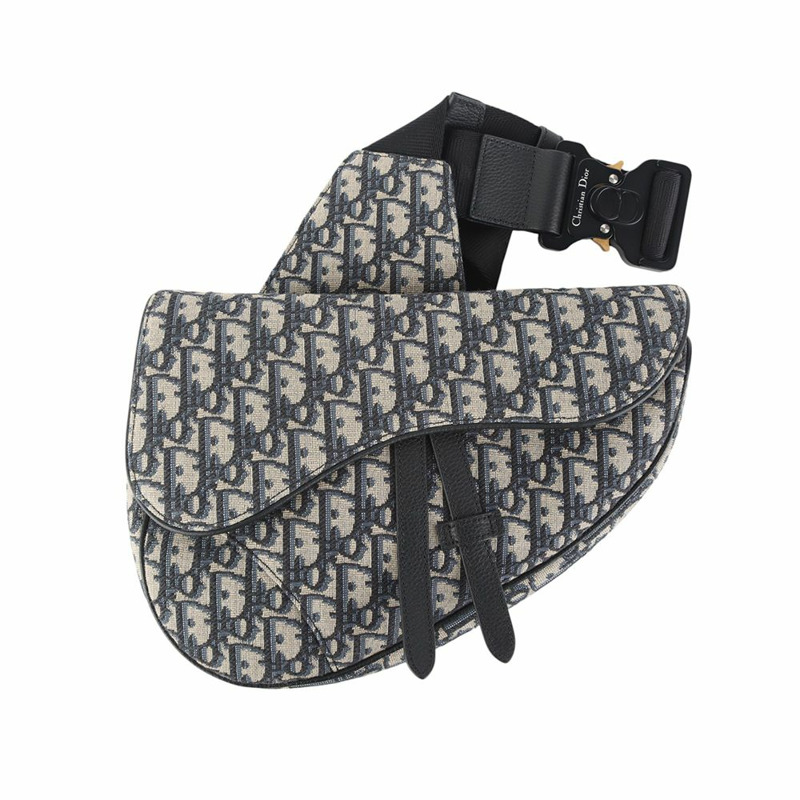 【包稅】DIOR 斜紋提花馬鞍包 35398K-5-0