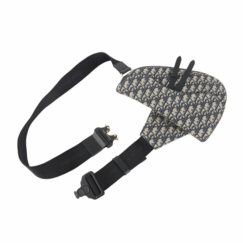 【包稅】DIOR 斜紋提花馬鞍包 35398K-5-3