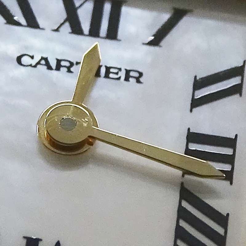 卡地亞女士獵豹絲帶腕錶，LM，鑽石，貝殼，石英機芯，QZ 750YG，18K實金，拋光，WG3009TA-12