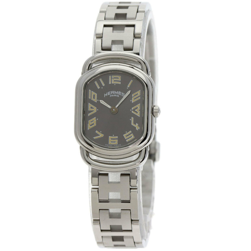 愛馬仕 RA1.210 拉力賽腕錶，不鏽鋼材質，女款-0