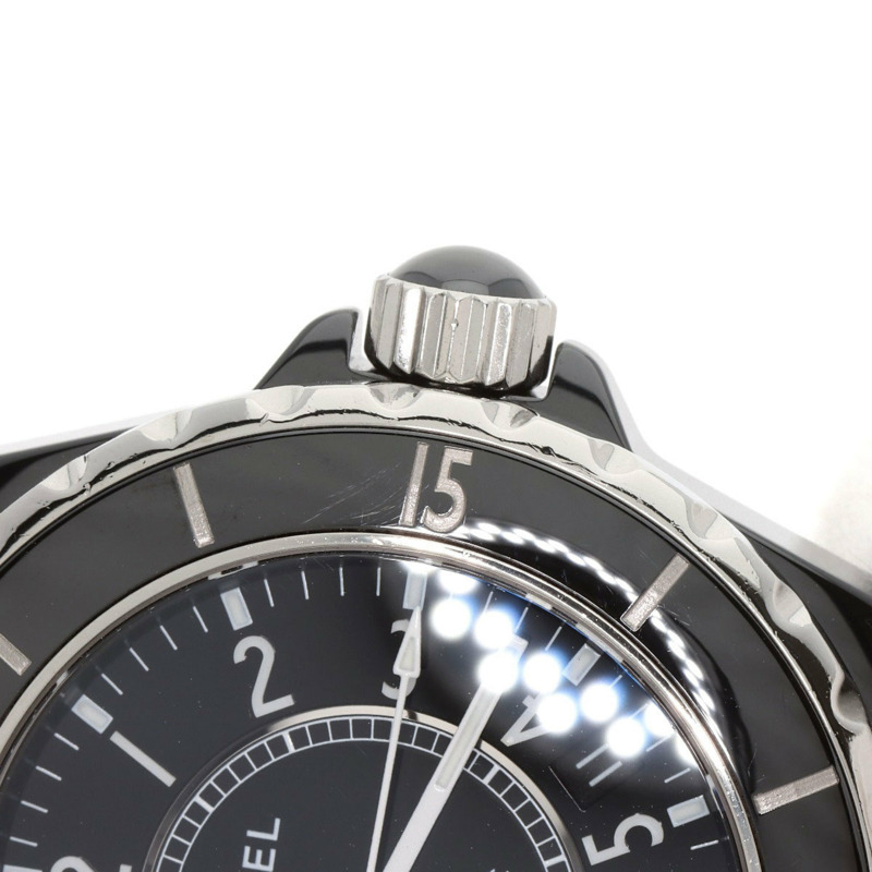 香奈兒 H0685 J12 38毫米黑色陶瓷腕錶，陶瓷/陶瓷男士腕錶-12