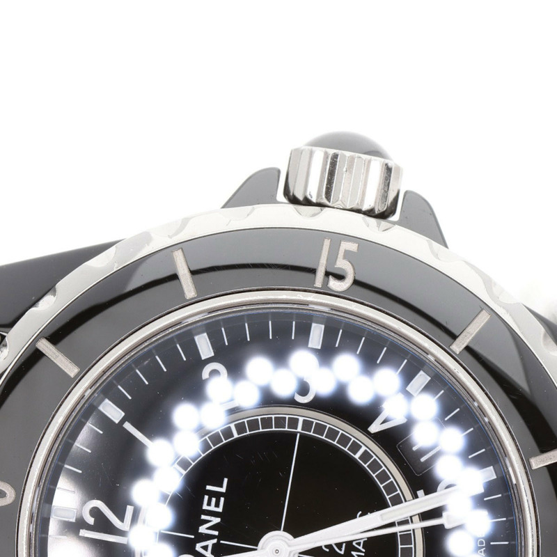 香奈兒 H0685 J12 38毫米黑色陶瓷腕錶，陶瓷/陶瓷男士腕錶-22