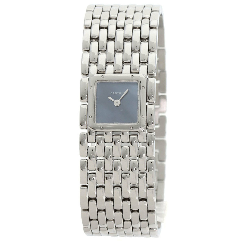 卡地亞 W61002T9 獵豹絲帶女錶，精鋼/SS 材質-0