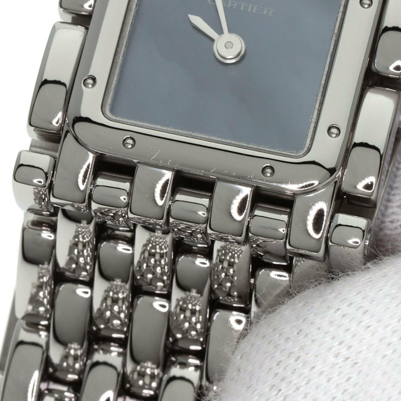 卡地亞 W61002T9 獵豹絲帶女錶，精鋼/SS 材質-11