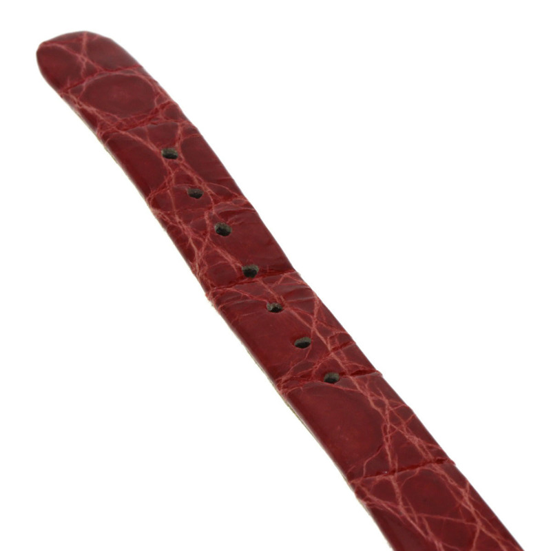 精工 1E70-2120 Credor 女士腕錶，18K 黃金/皮革-10