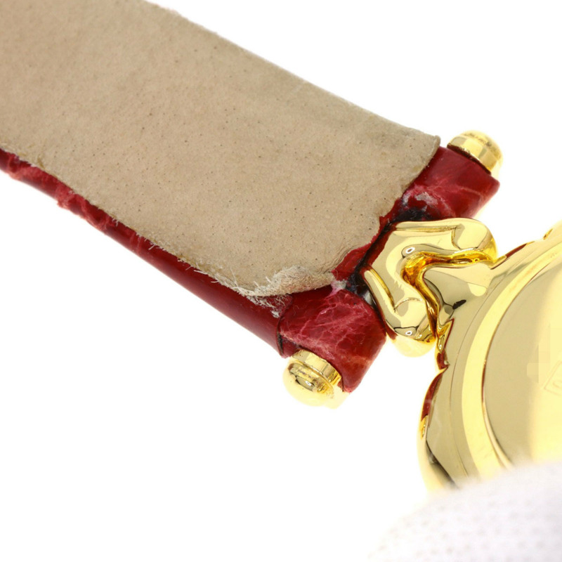 精工 1E70-2120 Credor 女士腕錶，18K 黃金/皮革-26