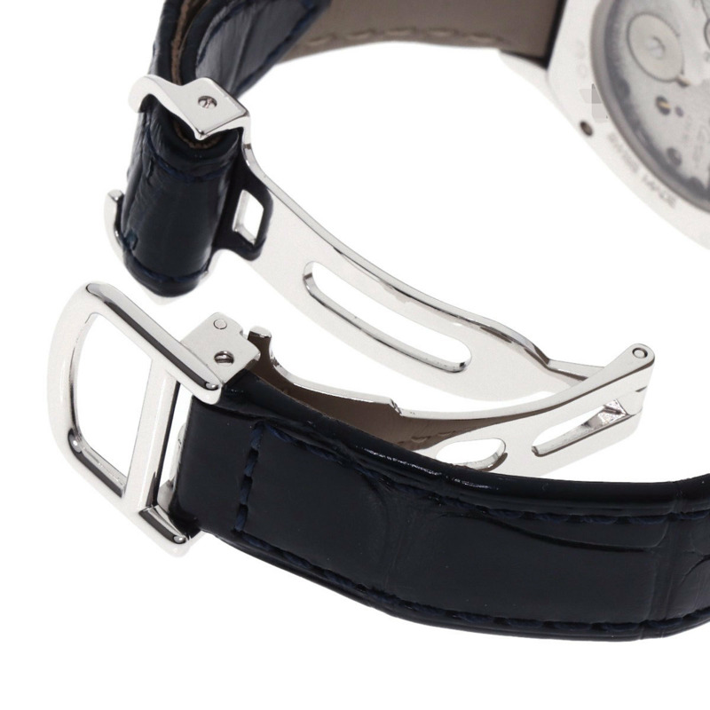 卡地亞 W504931 Tortue SM 鑽石腕錶，18K 白金/皮革/鑽石，女款-7